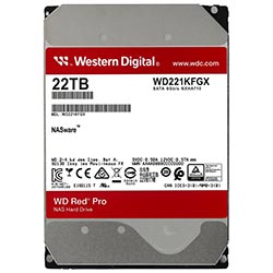 HD Western Digital 22TB WD Red Pro Nas 3.5" SATA 3 7200RPM - WD221KFGX (GARANTIA BR)