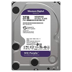 HD Western Digital 3TB WD Purple SATA 3 5400RPM 3.5" - WD30PURZ
