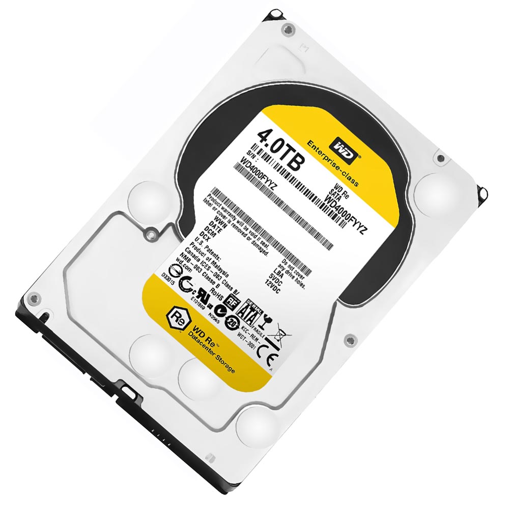 HD Western Digital 4TB WD Enterprise 3.5" SATA 3 7200RPM Pull - WD4000FYYZ