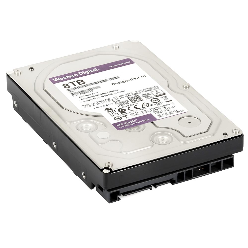 HD Western Digital 8TB WD Purple 3.5" SATA 3 5640RPM - WD84PURZ