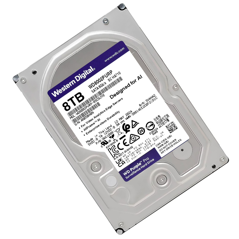 HD Western Digital 8TB WD Purple Pro 3.5