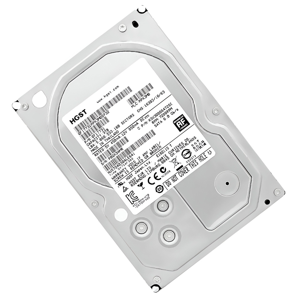 HD Hitachi 3TB HGST 3.5" SATA 3 7200RPM Pull - HUS724030ALE641