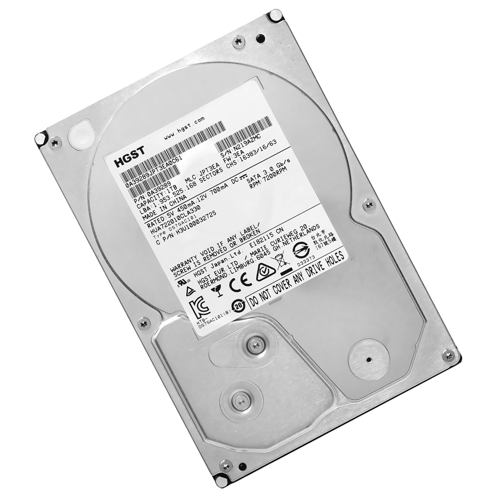 HD Hitachi HGST 1TB 3.5" SATA 2 7200RPM Pull - HUA722010CLA330