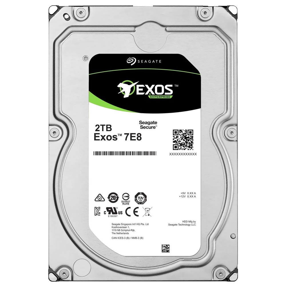 HD Seagate 2TB Exos 7E8 Enterprise 3.5" SATA 3 7200RPM - ST2000NM0125