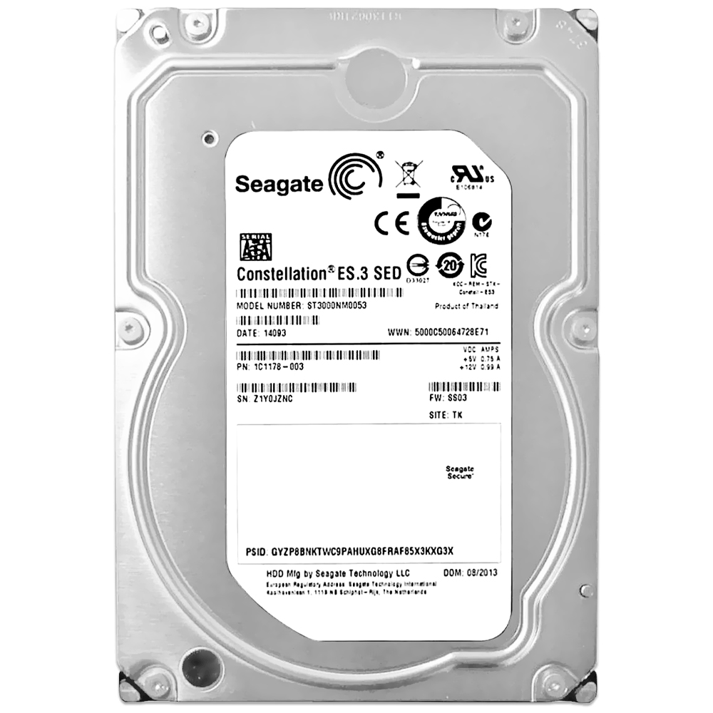 HD Seagate 3TB Constellation ES.3 3.5" SATA 3 7200RPM Pull - ST3000NM0053