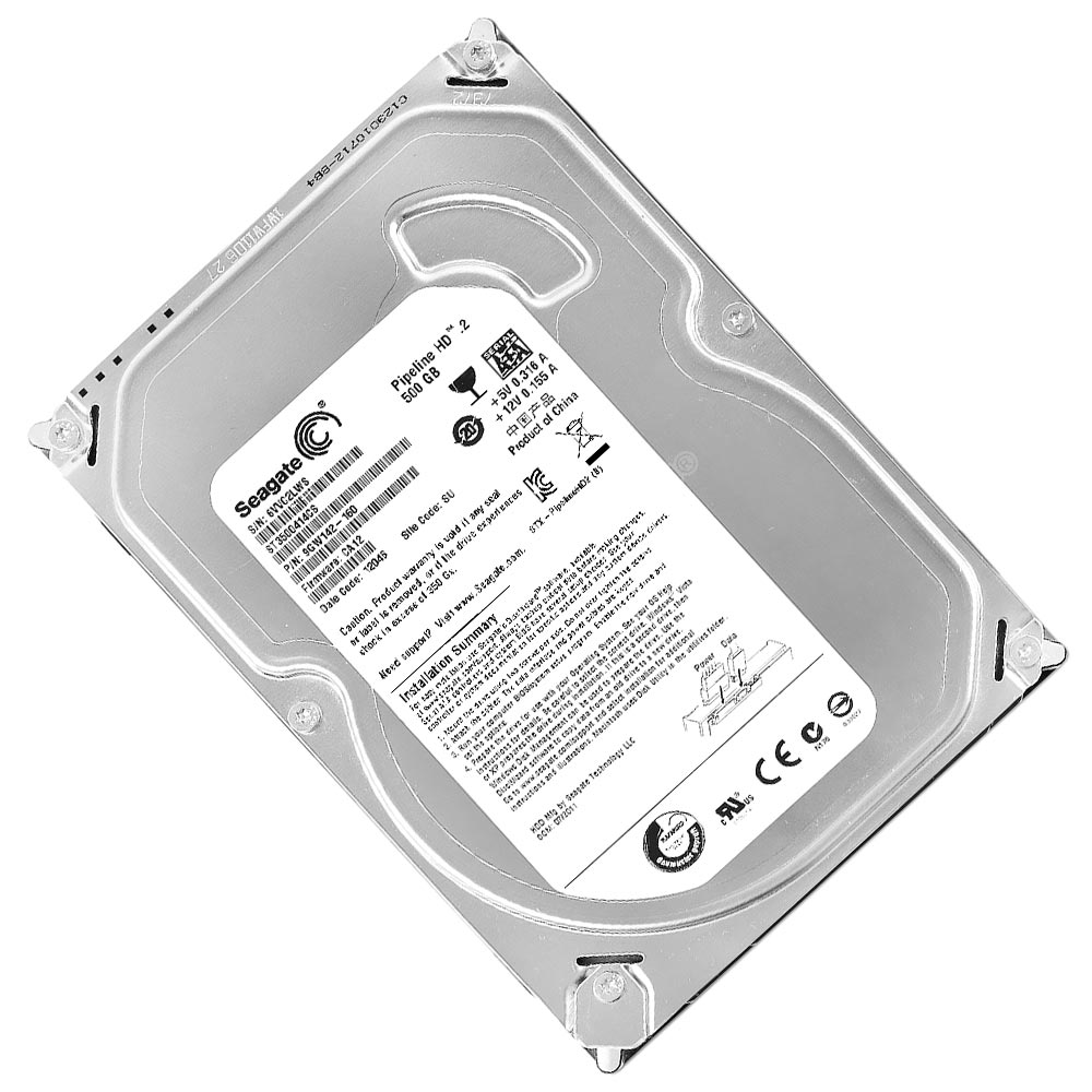 HD Seagate 500GB Pipeline Slim SATA 2 5900RPM 3.5" Pull - ST3500414CS 