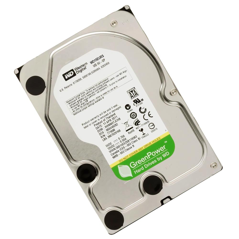 HD Western Digital 1TB WD Green 3.5" SATA 3 7200RPM Pull - WD10EURS no ...