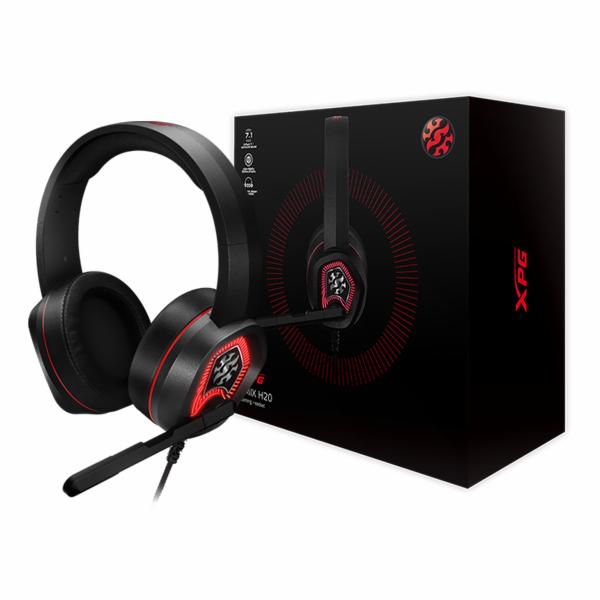 FONE C/ MIC. ADATA XPG EMIX H20 USB 7.1 GAMING PRETO