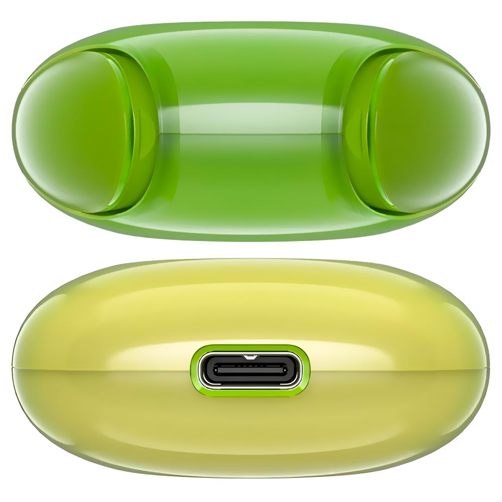 Fone de Ouvido Acefast T9/AT9 Crystal Air TBS Earbuds / Bluetooth - Avocado Verde