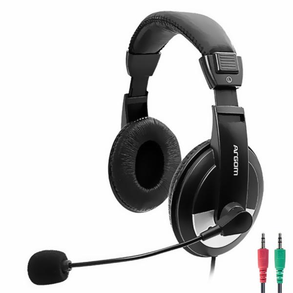 Fone de Ouvido ArgomTech Pro 75 ARG-HS-0075 / Com Fio - Preto