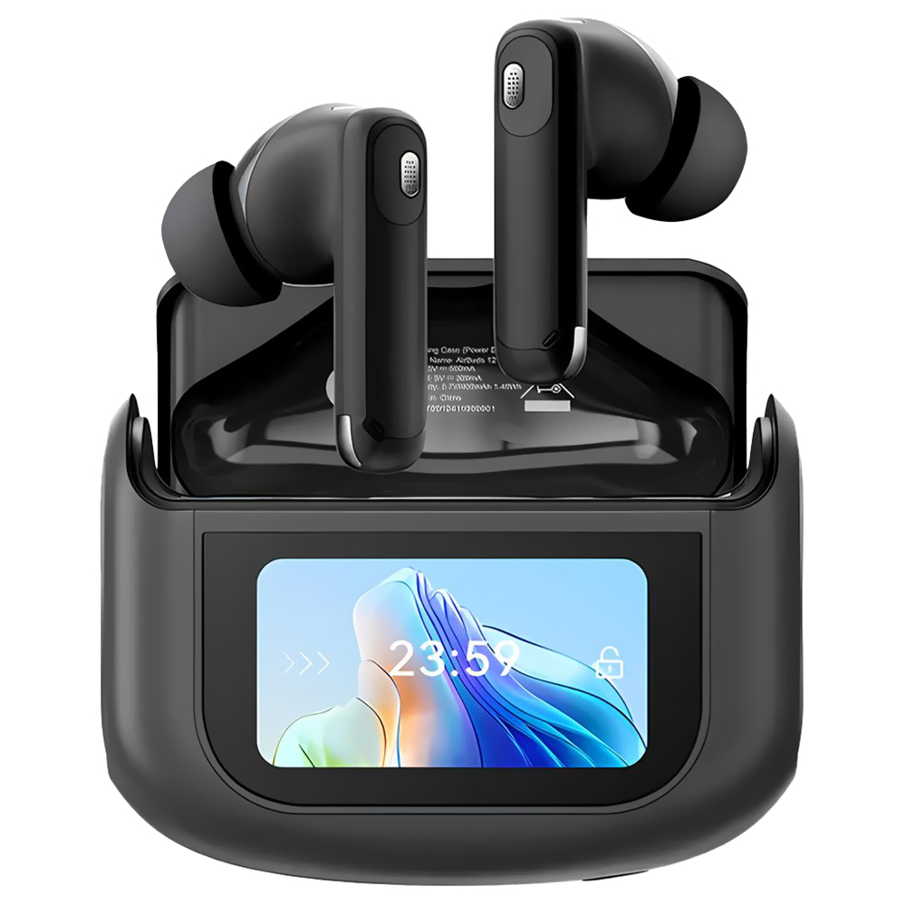 Fone de Ouvido Blackview Airbuds 12 TWS Earbuds Qnyx / Bluetooth - Preto