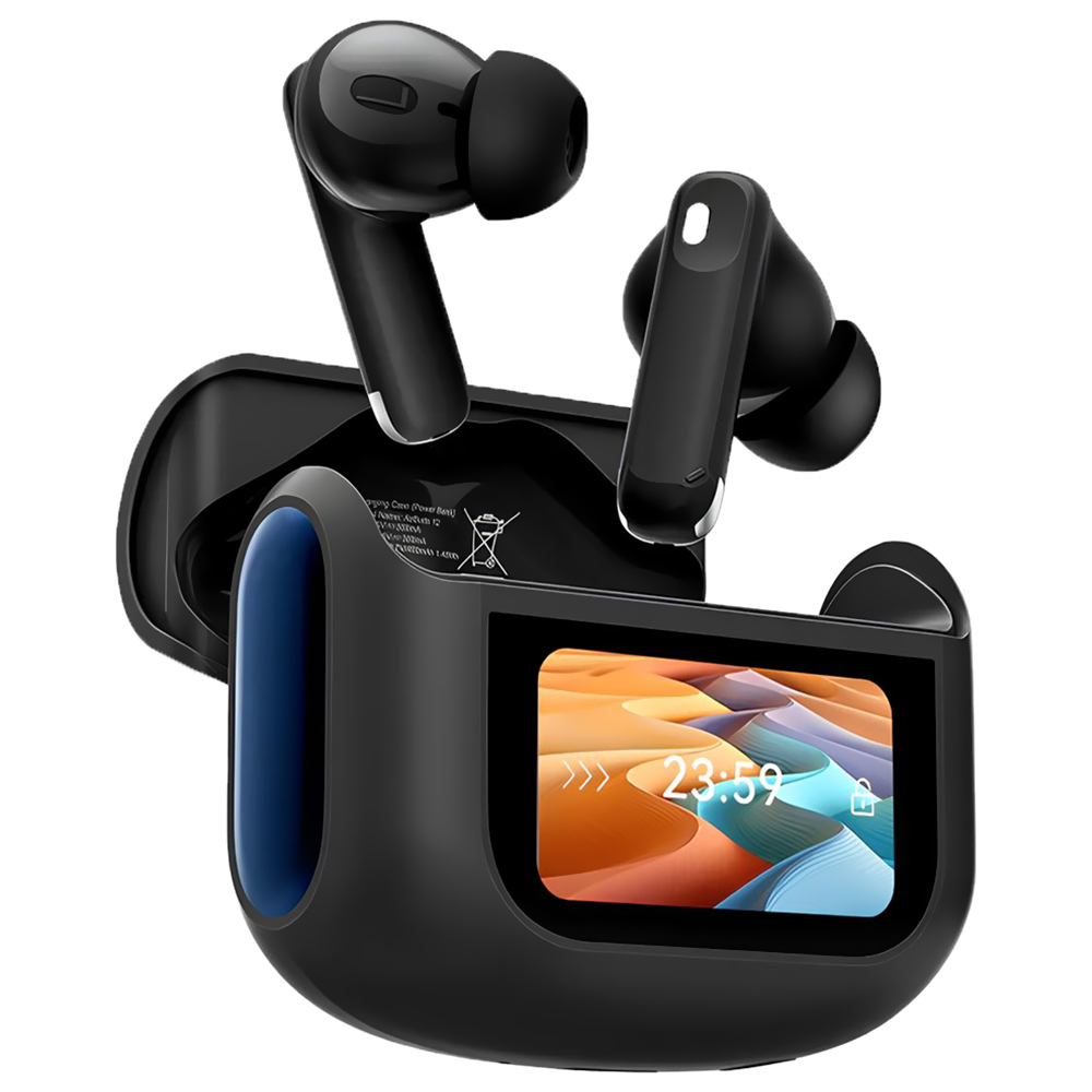 Fone de Ouvido Blackview Airbuds 12 TWS Earbuds Qnyx / Bluetooth - Preto