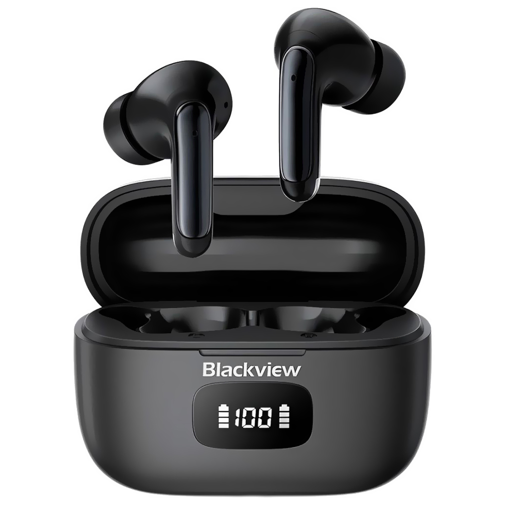 Fone de Ouvido Blackview Airbuds 8 HQ TWS Earbuds / Bluetooth - Night Preto