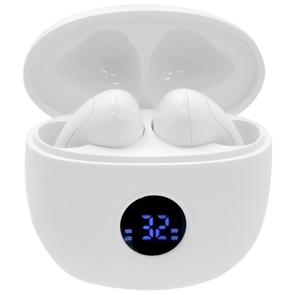 Fone de Ouvido Ecopower EP-H104 TWS / Bluetooth - Branco