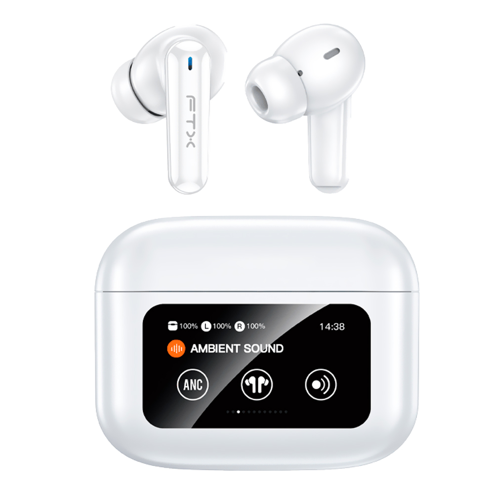Fone de Ouvido FTX E56L-WH ANC TWS Bluetooth - Branco