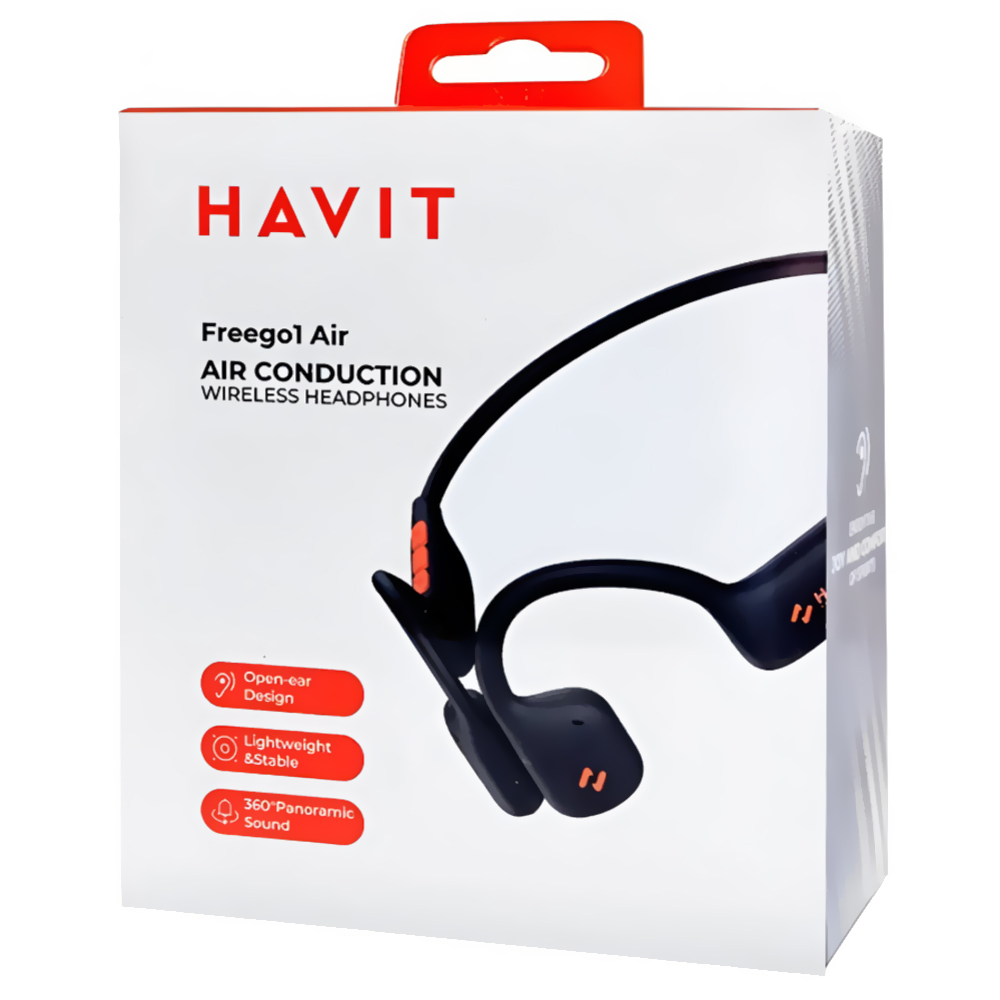 Fone de Ouvido Havit E510BT Freego1 Air / Bluetooth - Preto