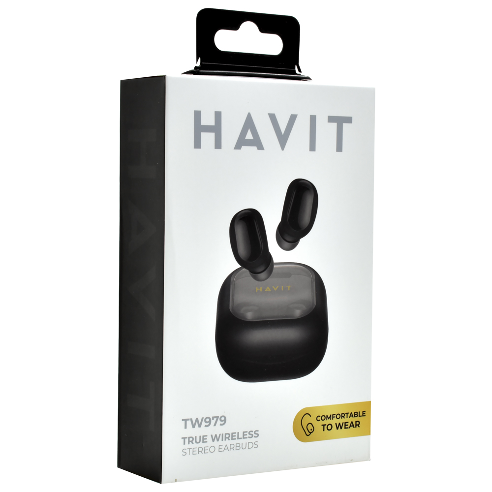 Fone de Ouvido Havit TW979 Earbuds TWS / Bluetooth - Preto