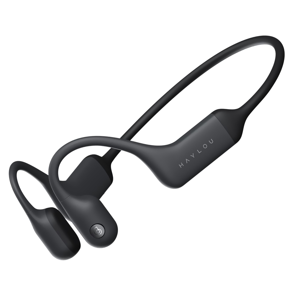 Fone de Ouvido Haylou 100 BC01 Bone Conduction / Bluetooth- Preto no ...