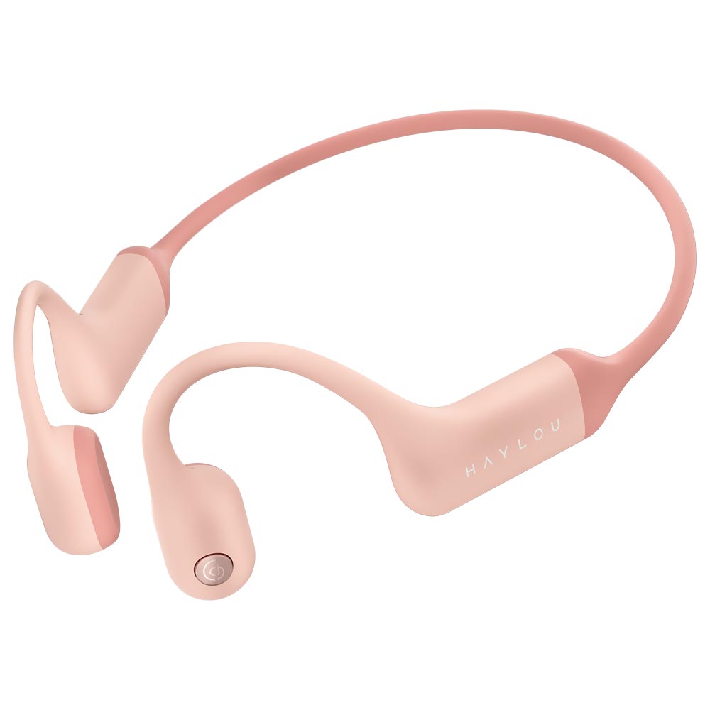 Fone de Ouvido Haylou 100 BC01 Bone Conduction / Bluetooth - Rosa no ...