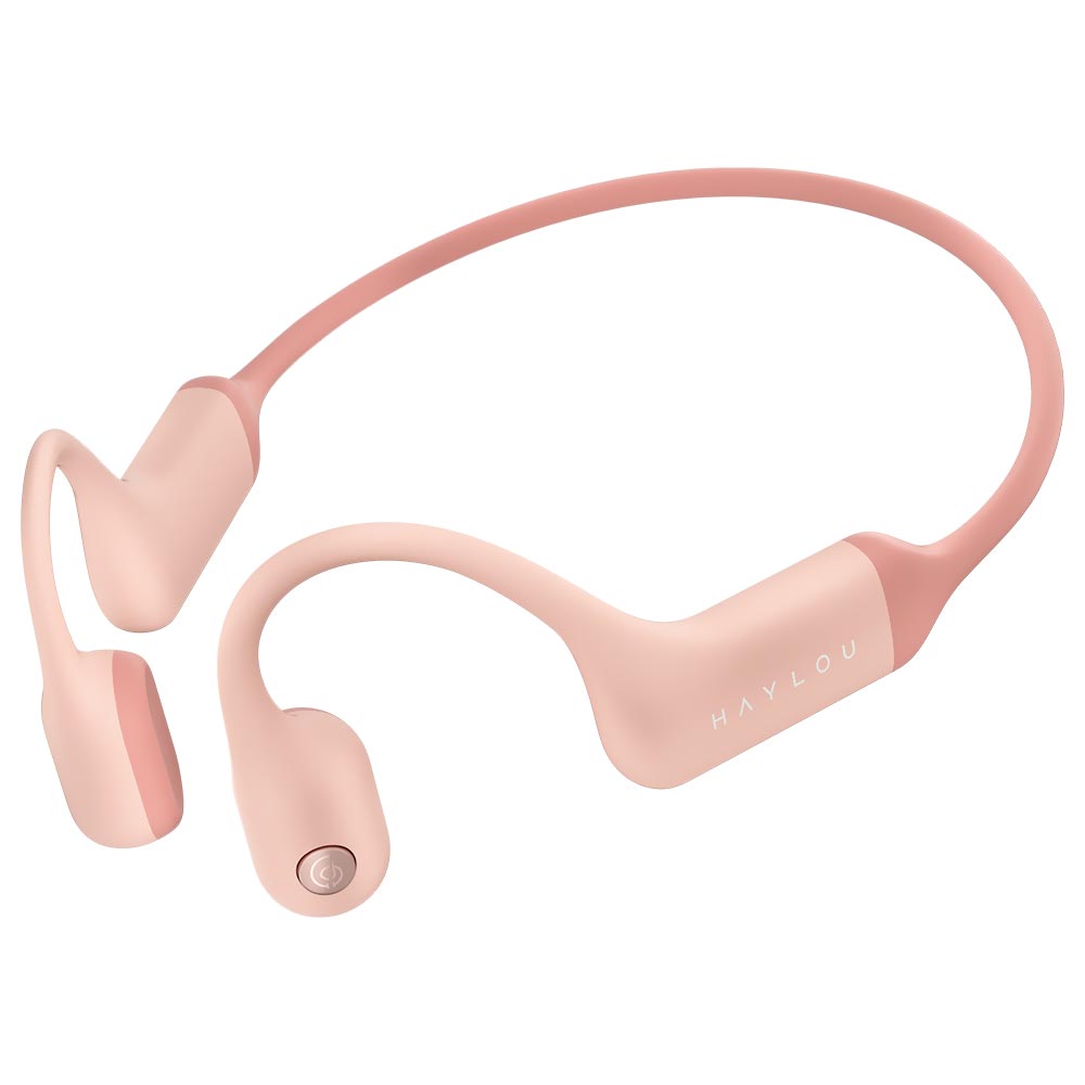 Fone de Ouvido Haylou 100 BC01 Bone Conduction / Bluetooth - Rosa