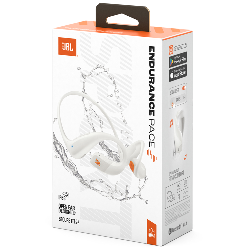 Fone de Ouvido JBL Endurance Pace Sport / Bluetooth - Branco