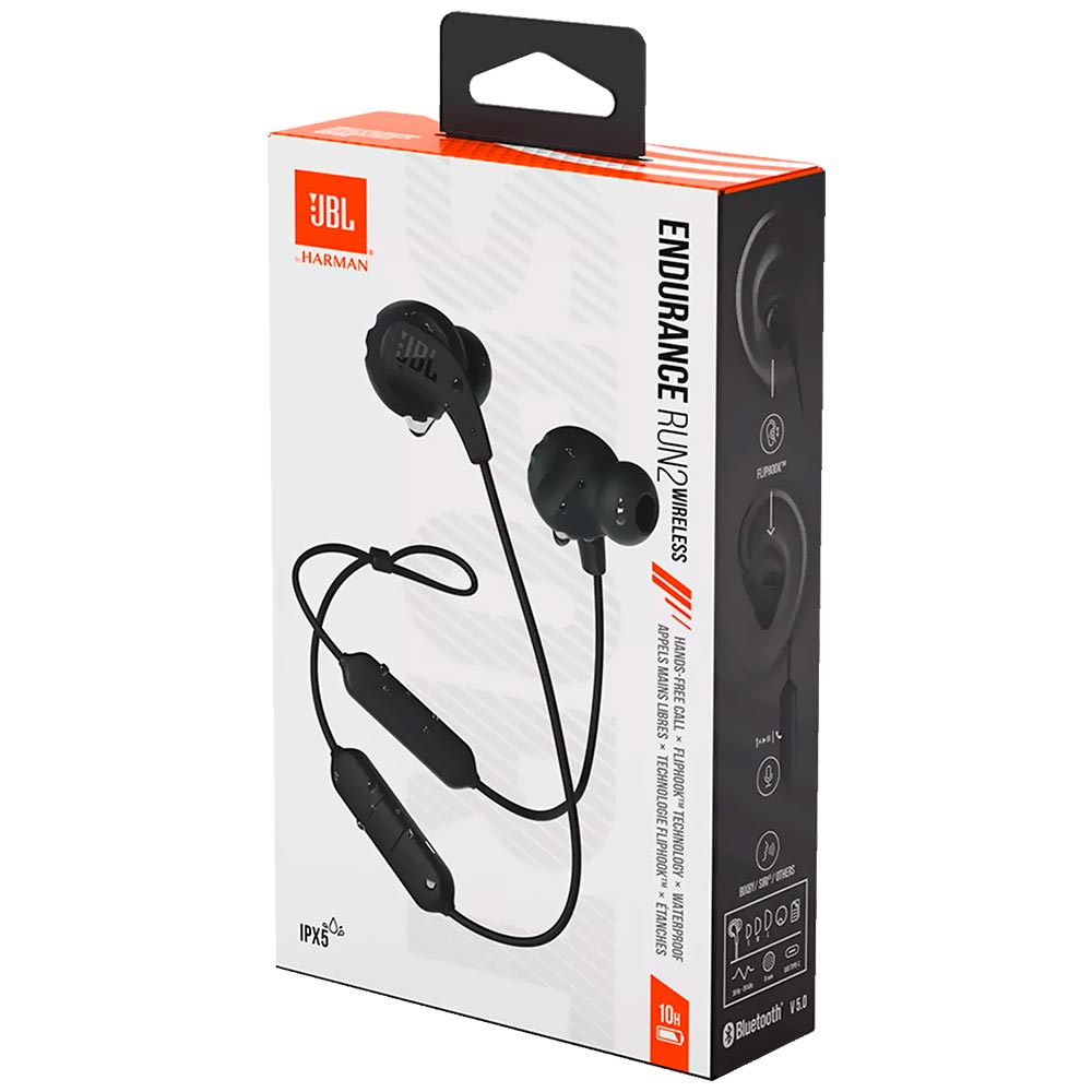 Fone de Ouvido JBL Endurance RUN2 Waterproof / Wireless - Preto