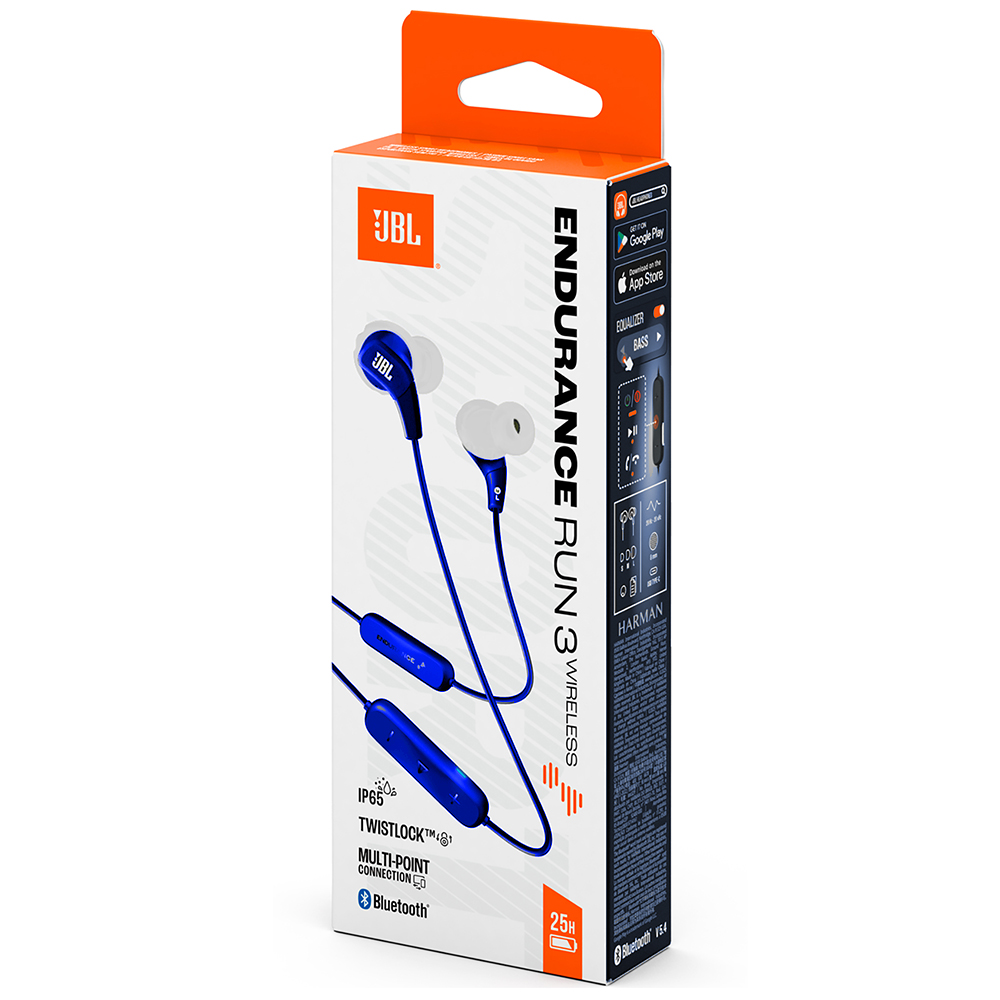 Fone de Ouvido JBL Endurance RUN3 / Bluetooth - Azul