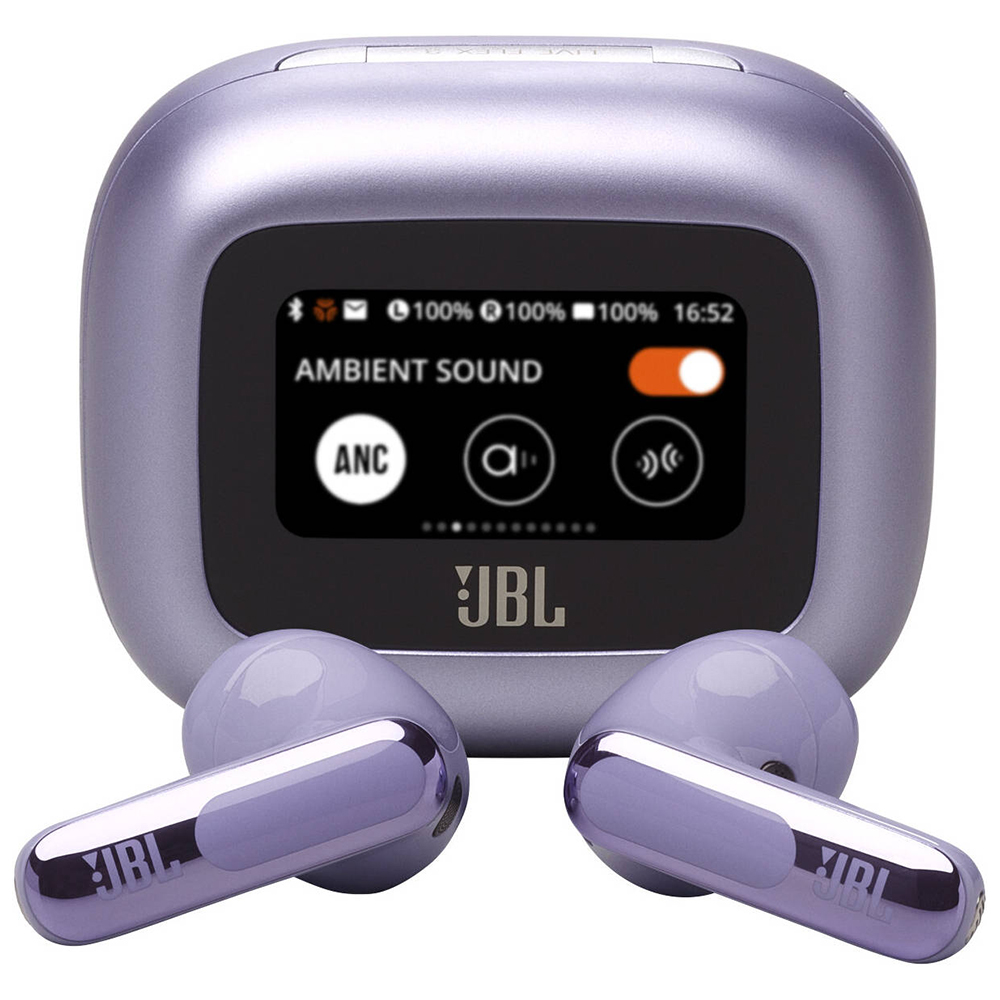 Fone de Ouvido JBL Live Flex 3 Perfect Fit TWS / Bluetooth - Roxo