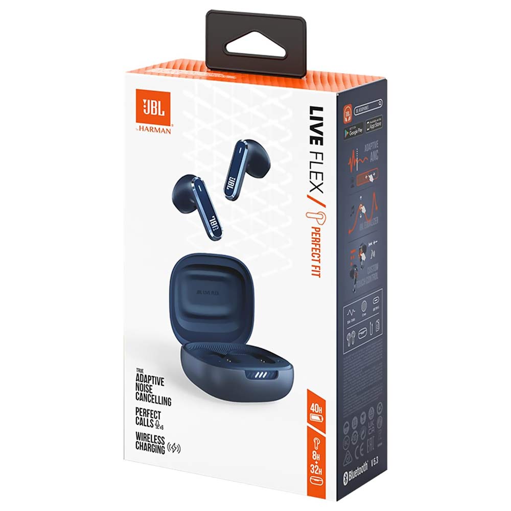 Fone de Ouvido JBL Live Flex Perfect Fit TWS / Bluetooth - Azul