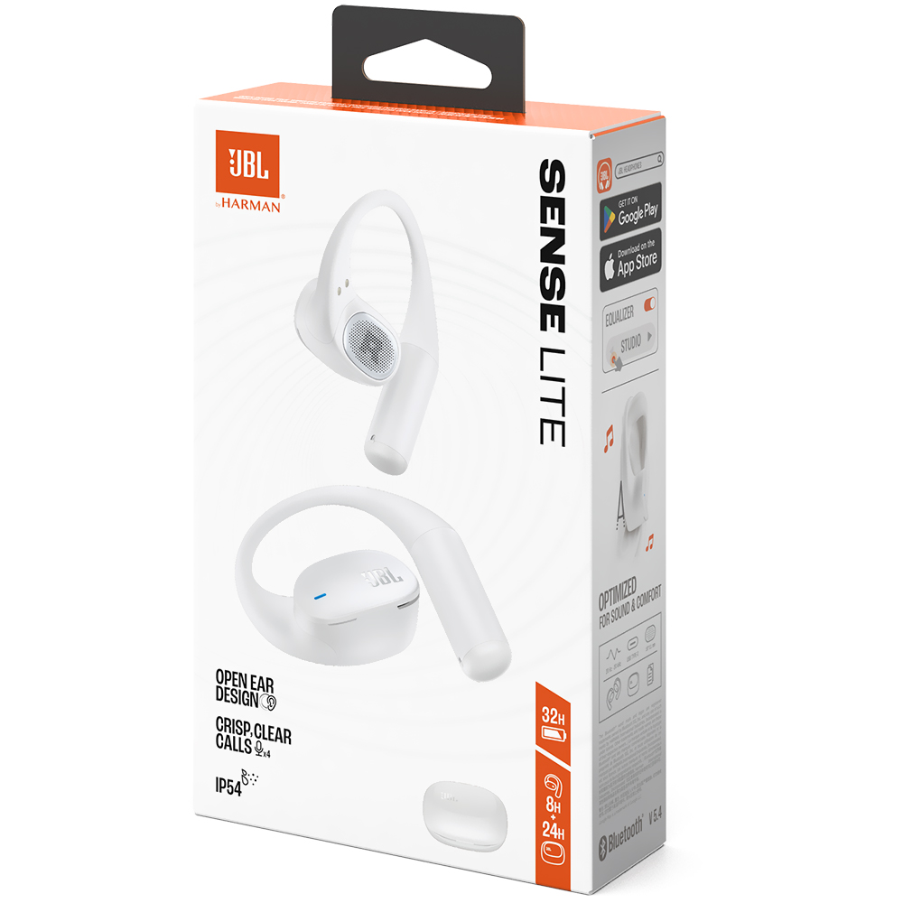 Fone de Ouvido JBL Sense Lite Open Sound TWS / Bluetooth - Branco