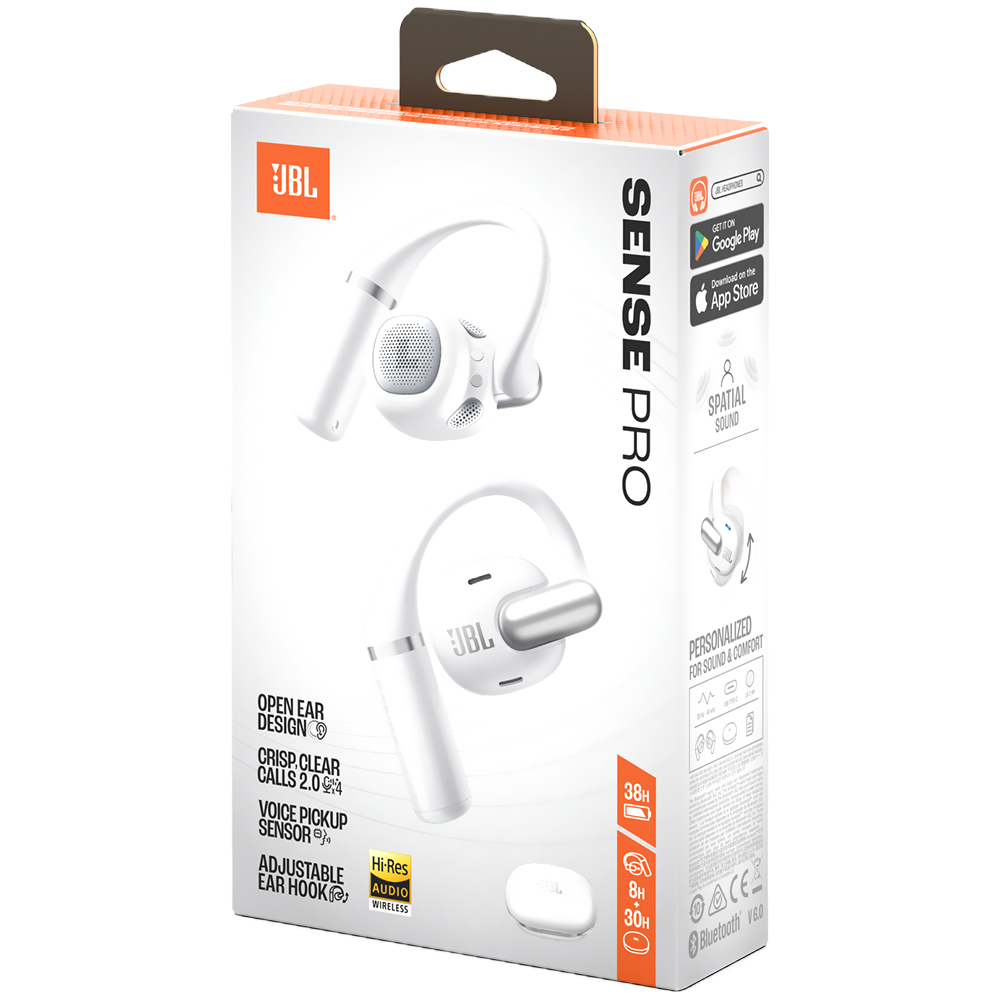 Fone de Ouvido JBL Sense Pro Open-Ear TWS / Bluetooth - Branco