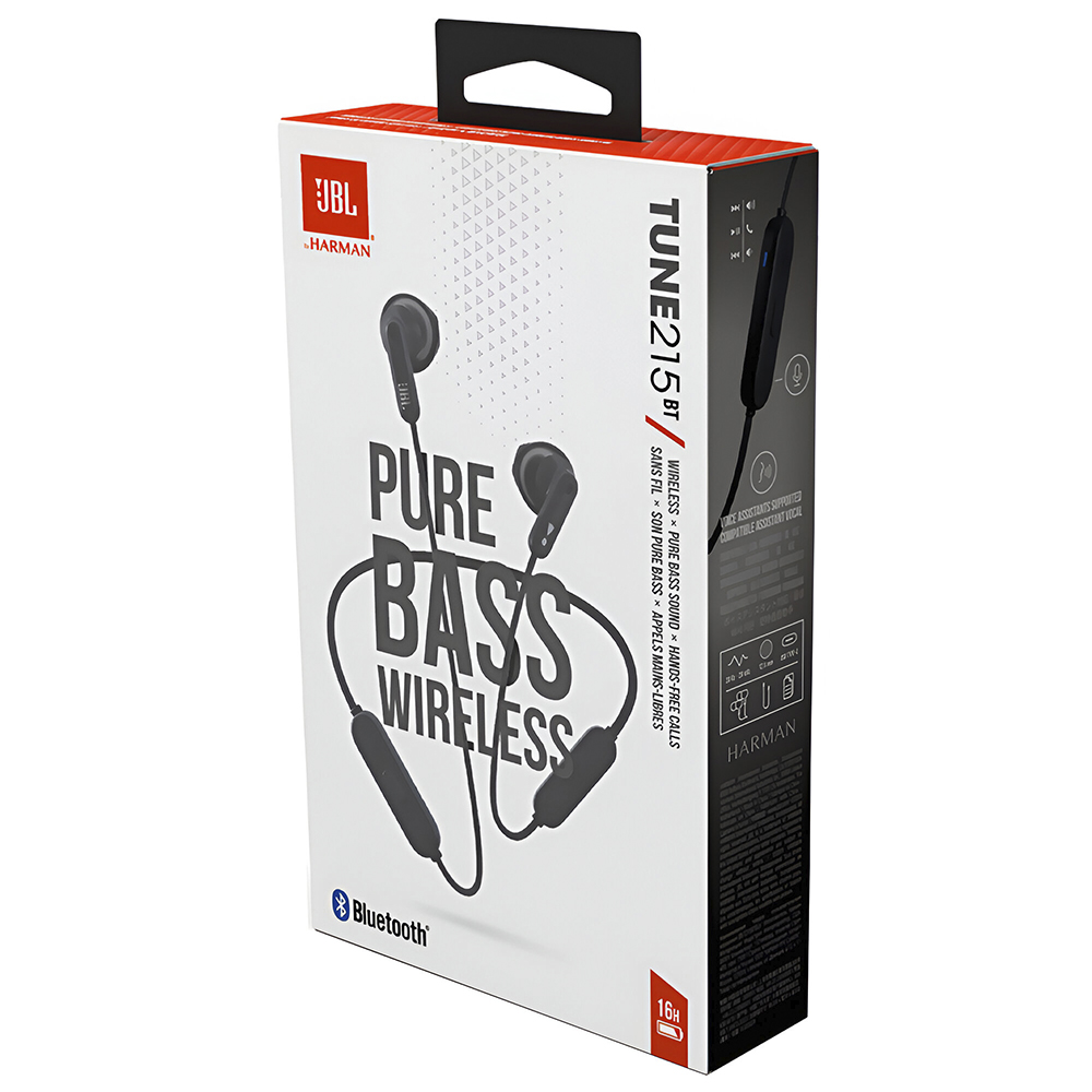 Fone de Ouvido JBL Tune 215BT / Bluetooth - Preto