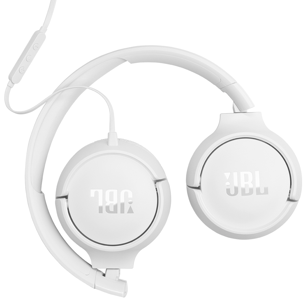 Fone de Ouvido JBL Tune 520C / Com fio - Branco