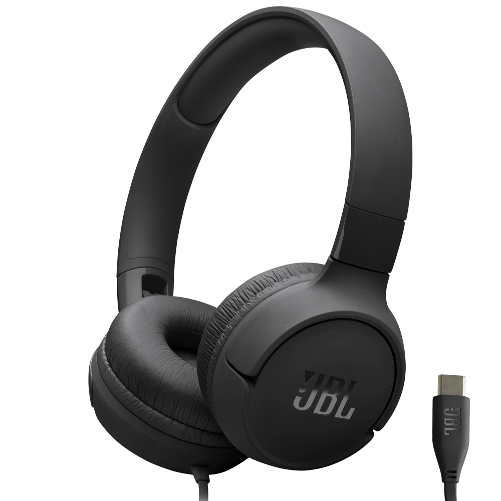Fone de Ouvido JBL Tune 520C / Com fio - Preto