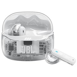 Fone de Ouvido JBL Tune Beam2 Perfect Fit TWS / Bluetooth - Ghost Branco