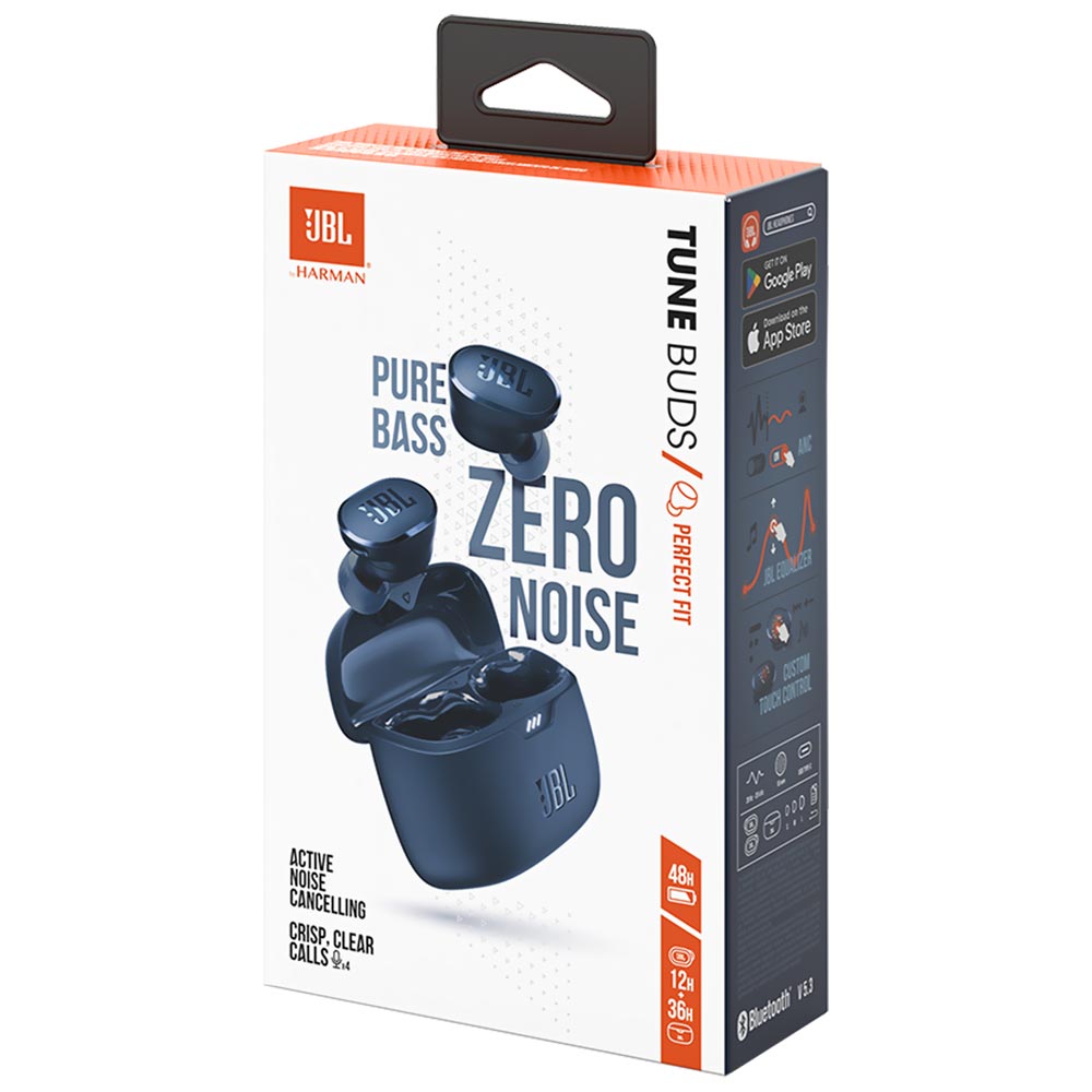 Fone de Ouvido JBL Tune Buds Perfect Fit TWS / Bluetooth - Azul