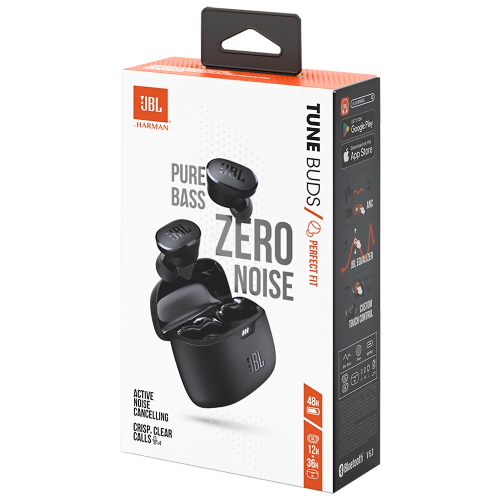 Fone de Ouvido JBL Tune Buds Perfect Fit TWS / Bluetooth - Preto