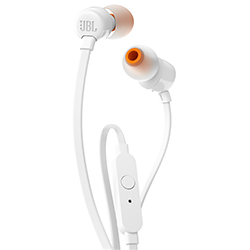 Fone de Ouvido JBL Tune T110 / Com Fio - Branco