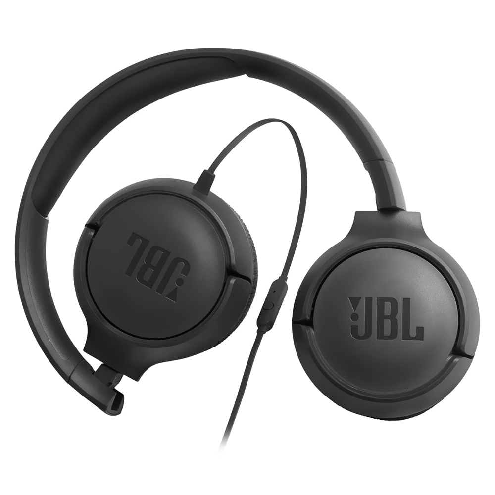 Fone de Ouvido JBL Tune T500 Pure Bass / Com Fio - Preto