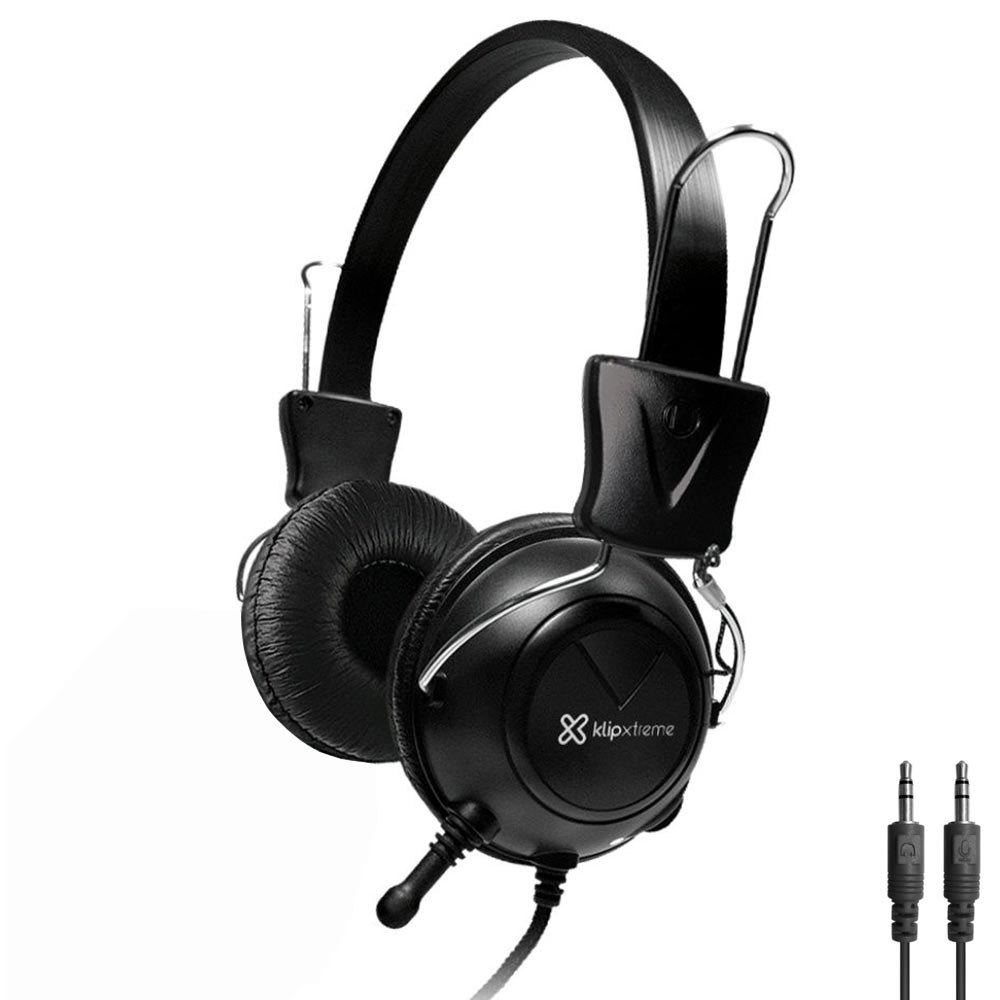 Fone de Ouvido Klip KSH-320 Estereo / Com Fio - Preto
