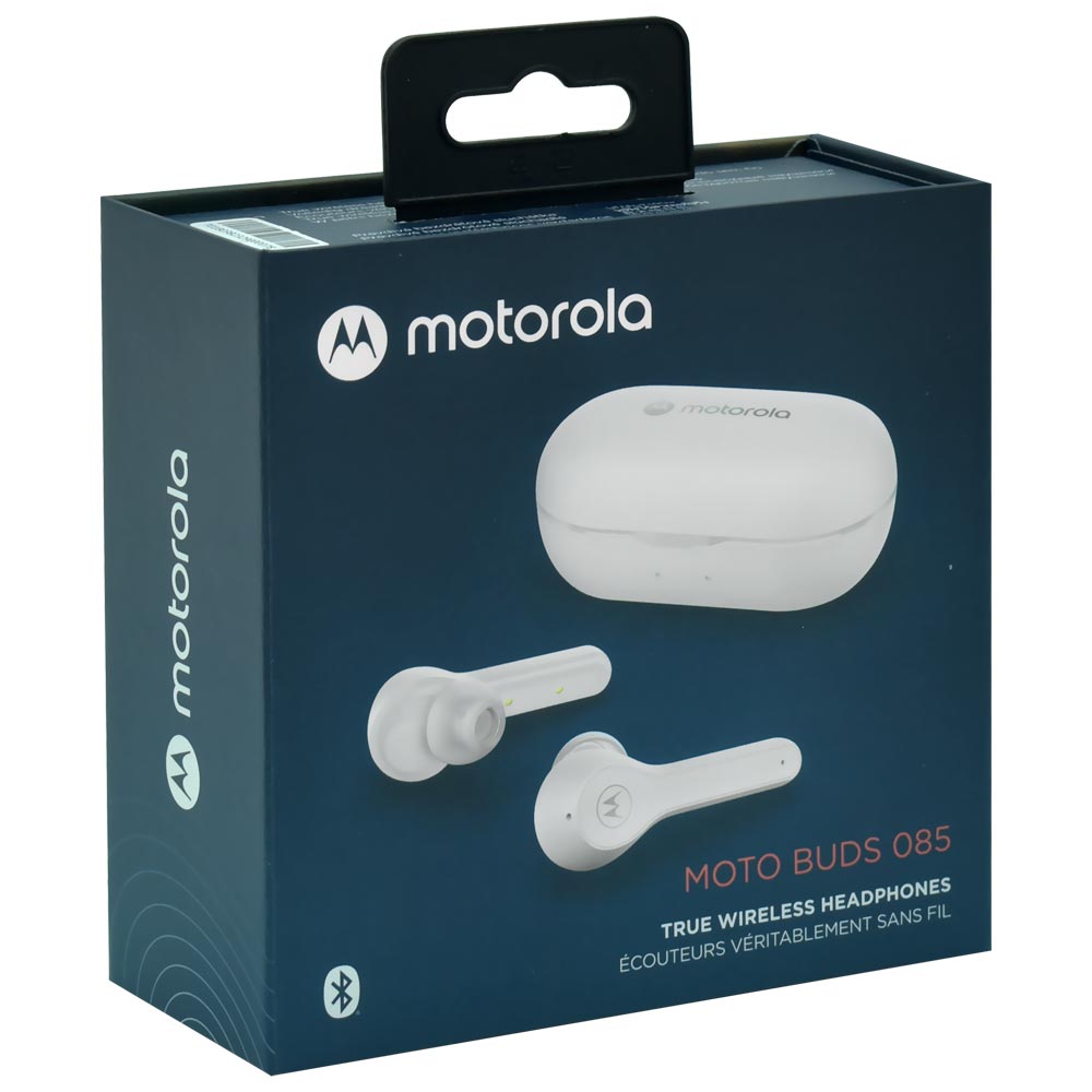 Fone de Ouvido Motorola Moto Buds 085 TWS / Bluetooth - Branco