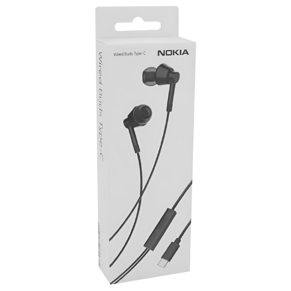 Fone de Ouvido Nokia WB-102 / Com Fio - Preto