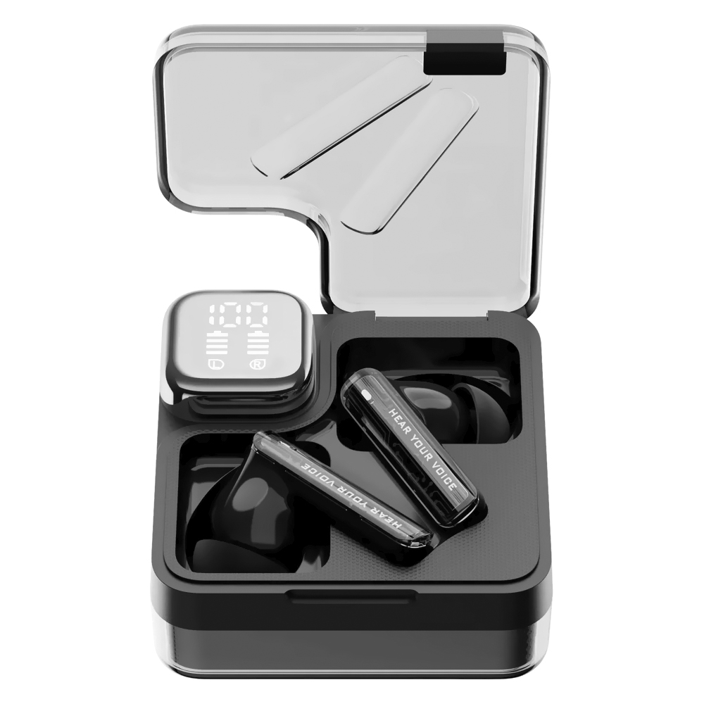 Fone de Ouvido QCY Melo Buds Neo BH24QT31A TWS / Bluetooth - Preto