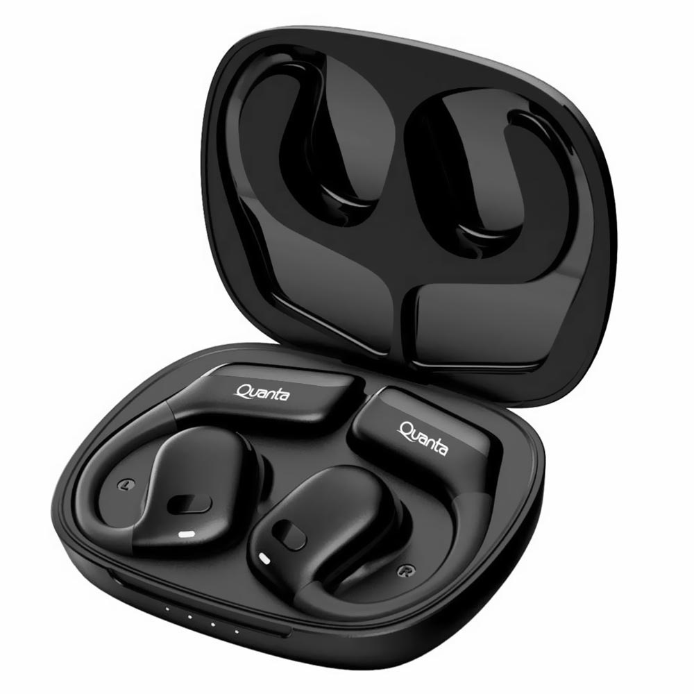 Fone de Ouvido Quanta QTABIS30 Stardust / Bluetooth - Preto