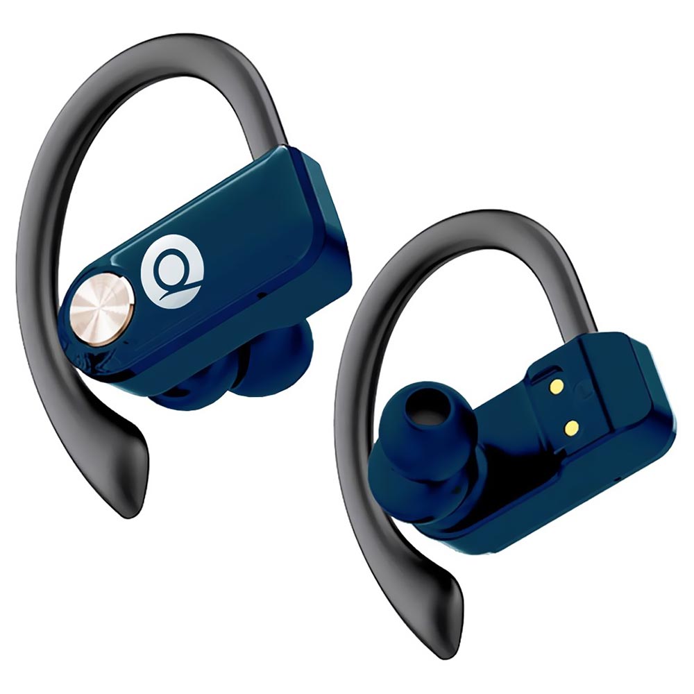 Fone de Ouvido Quanta QTFOE10 Motion Buds Sport / Bluetooth - Azul