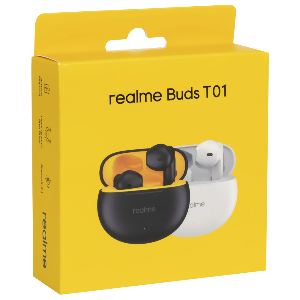 Fone de Ouvido Realme RMA2406 Buds T01 / Bluetooth - Preto