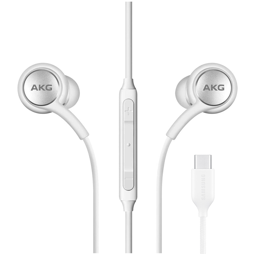 Fone de Ouvido Samsung AKG Earphones / Com Fio - Branco (EO-IC100BWEGWW)