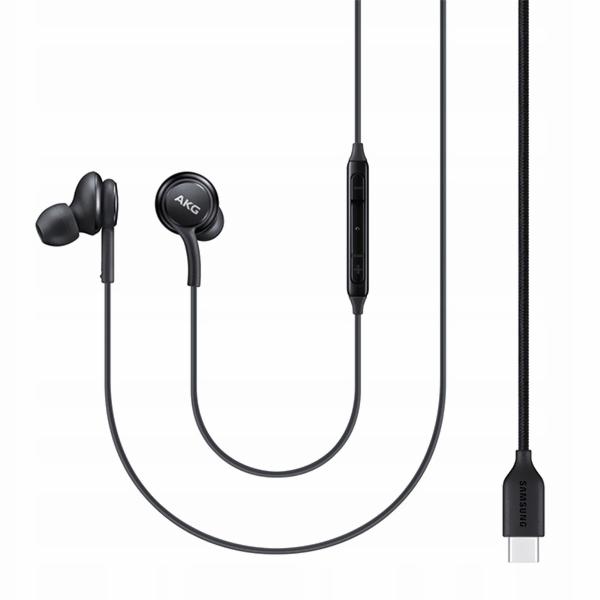 Fone de Ouvido Samsung AKG Earphones / Com Fio - Preto (EO-IC100BBE)