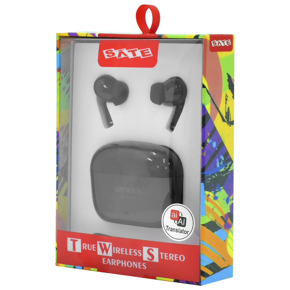 Fone de Ouvido Satellite AE-AI521 TWS Earphones / Bluetooth - Preto