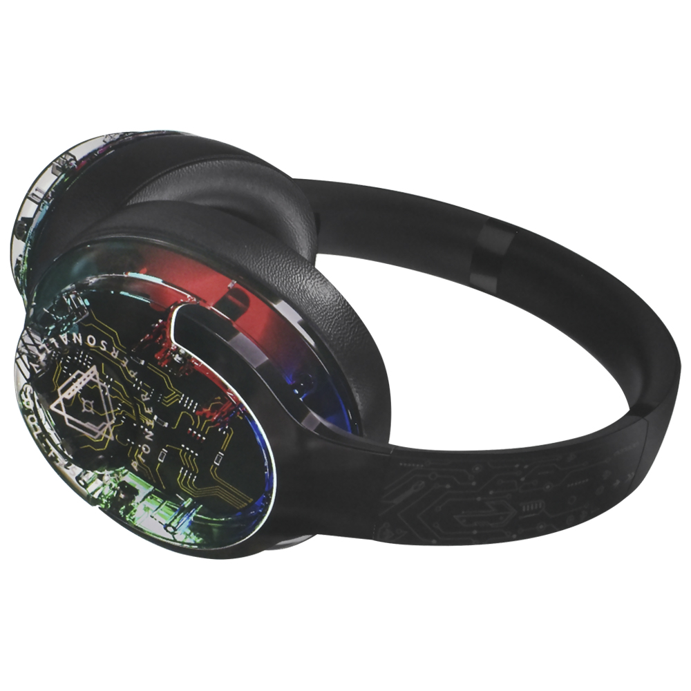 Fone de Ouvido Satellite AE-V121 ANC / RGB / Bluetooth - Preto